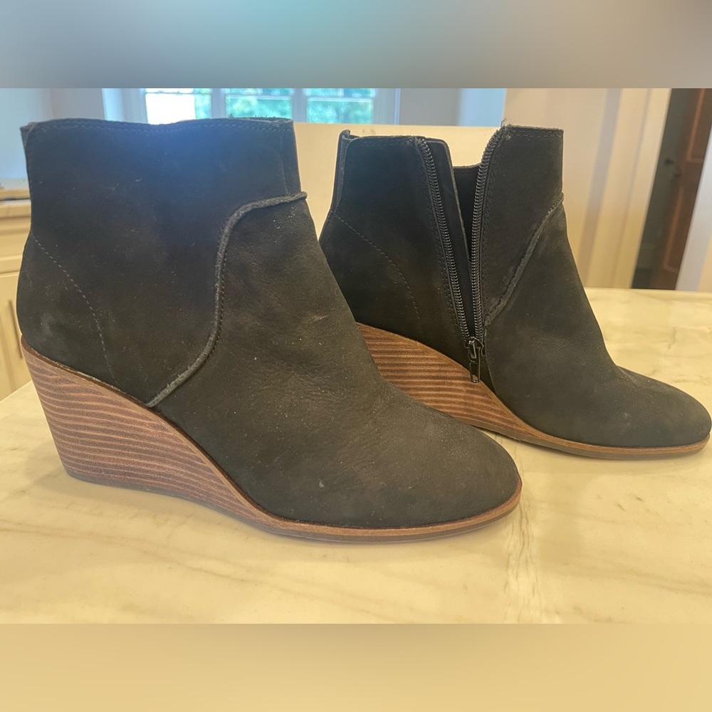 Lucky brand wedge bootie